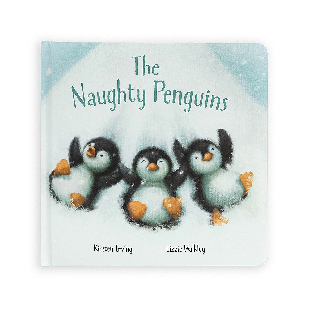 Jellycat Library Hardback Book - The Naughty Penguins - Princess and the Pea