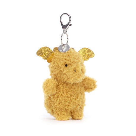 Jellycat Little Dragon Bag Charm - Princess and the Pea