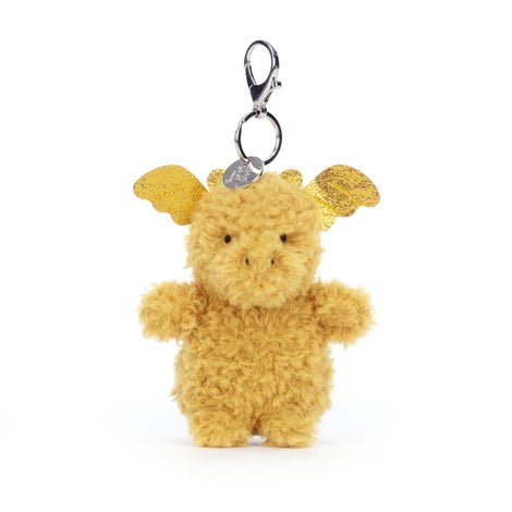 Jellycat Little Dragon Bag Charm - Princess and the Pea