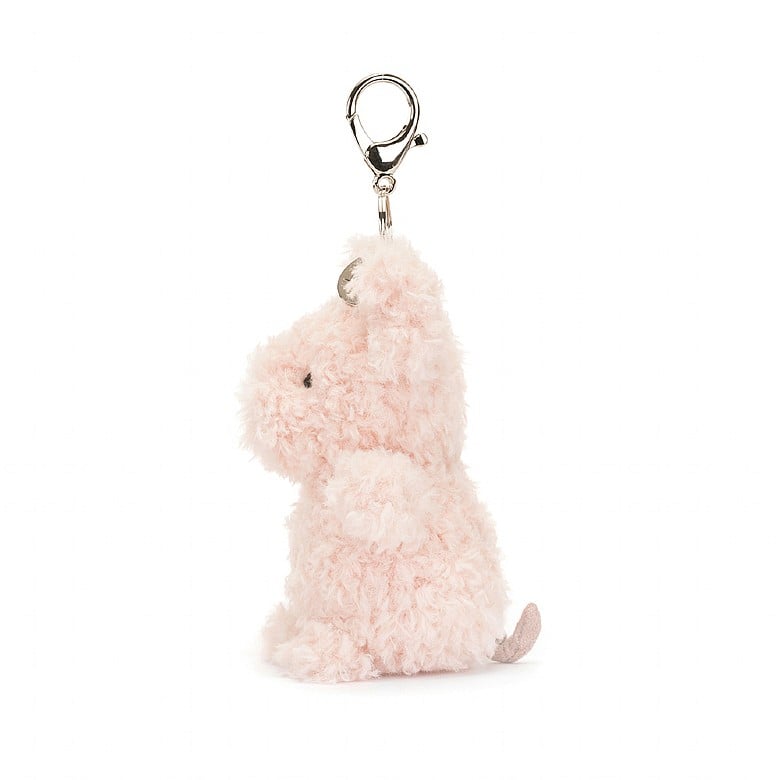 Jellycat Little Pig Bag Charm - Princess and the Pea