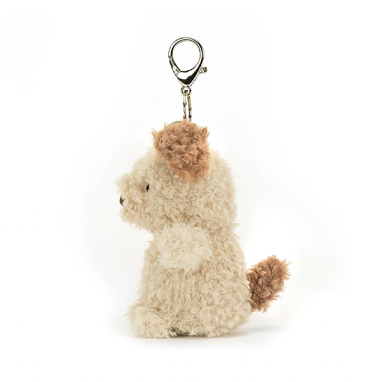 Jellycat Little Pup Bag Charm - Princess and the Pea