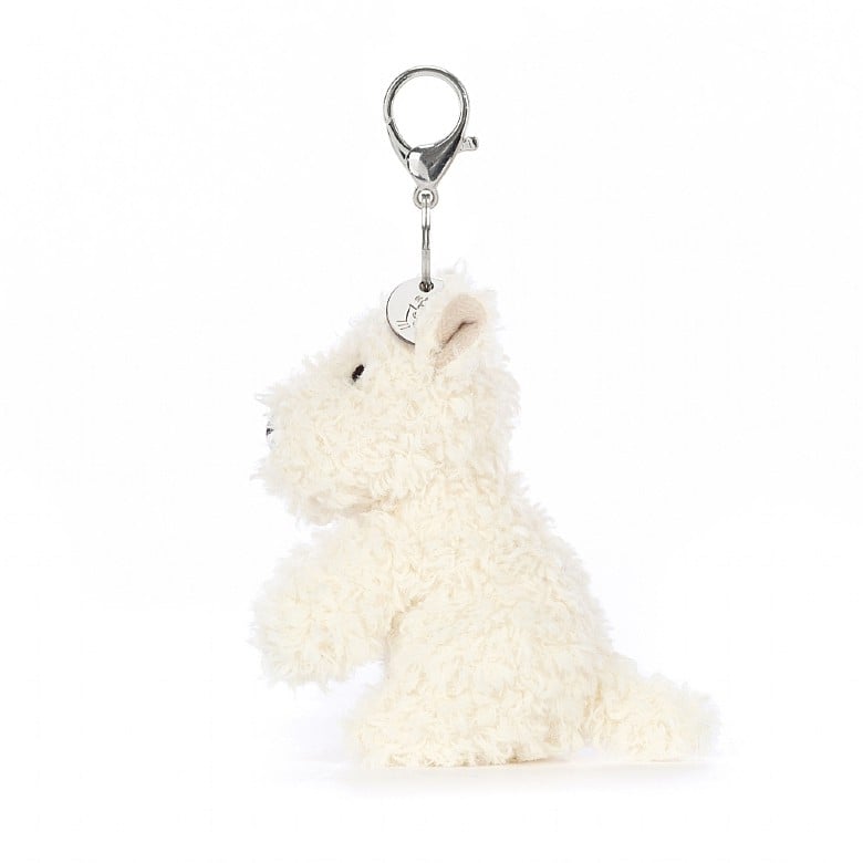 Jellycat Munro Scottie Dog Bag Charm - Princess and the Pea
