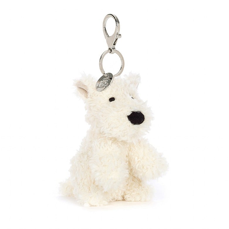 Jellycat Munro Scottie Dog Bag Charm - Princess and the Pea