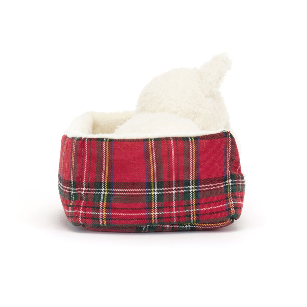 Jellycat Napping Nipper Westie - Princess and the Pea