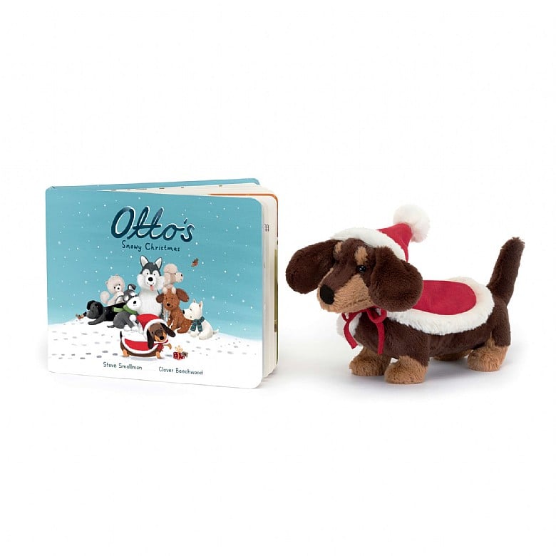Jellycat Otto's Snowy Christmas Book - Princess and the Pea