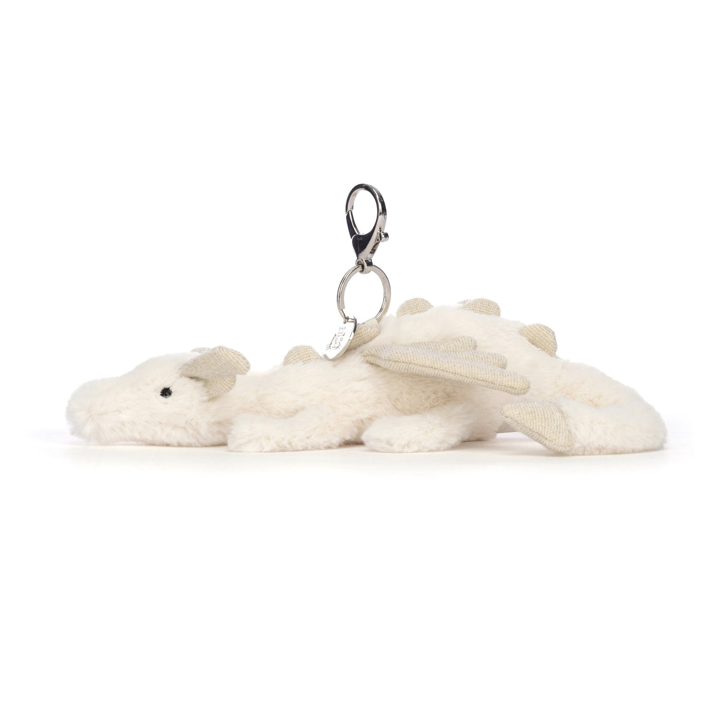 Jellycat Snow Dragon Bag Charm - Princess and the Pea