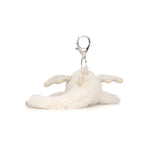 Jellycat Snow Dragon Bag Charm - Princess and the Pea