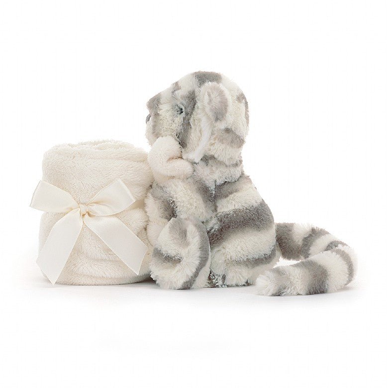 Jellycat Soother - Bashful Snow Tiger - Princess and the Pea