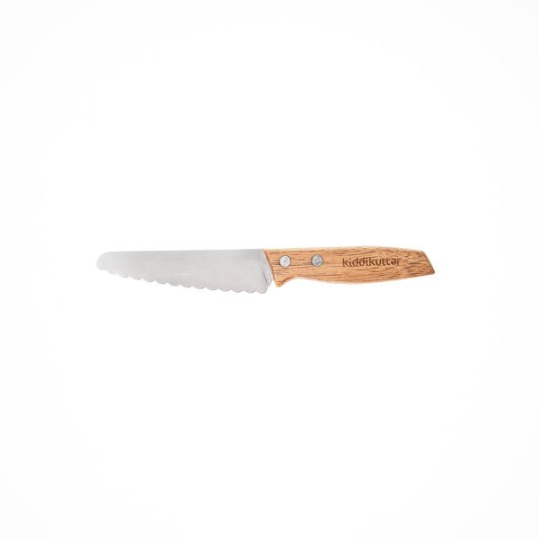 KIDDIKUTTER CHILD SAFE KNIFE With Wood Handle - Princess and the Pea