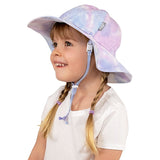 Kids Cotton Floppy Hats - Blue Stripes - Princess and the Pea