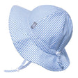 Kids Cotton Floppy Hats - Blue Stripes - Princess and the Pea