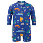 Kids One Piece UV Sun Suit - Dino Buddies - Princess and the Pea