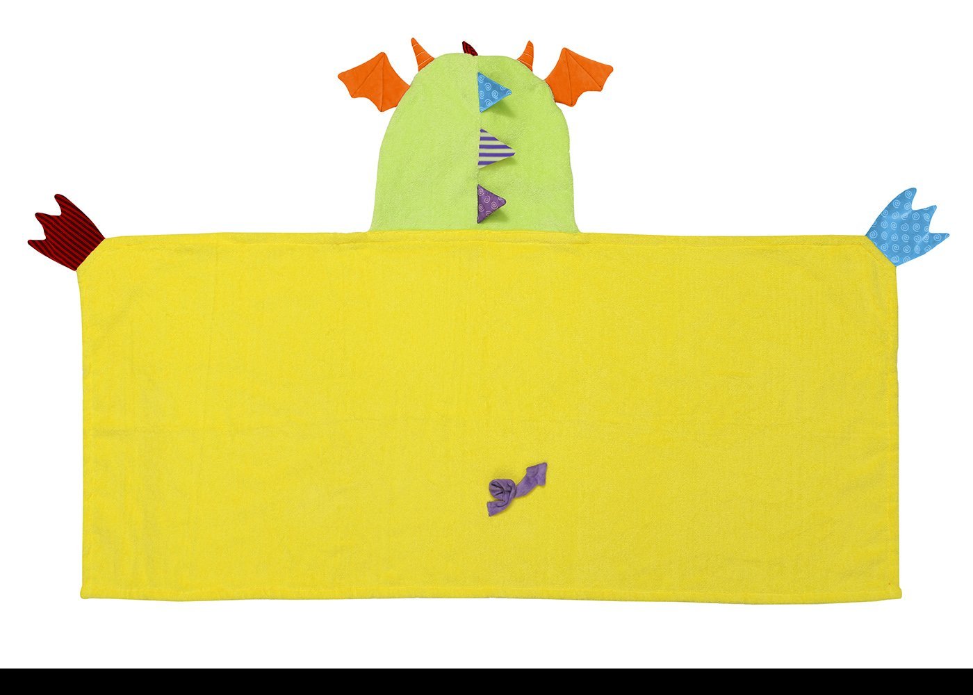 Kids Plush Terry Hooded Bath Towel - Drool the Dragon - Princess and the Pea