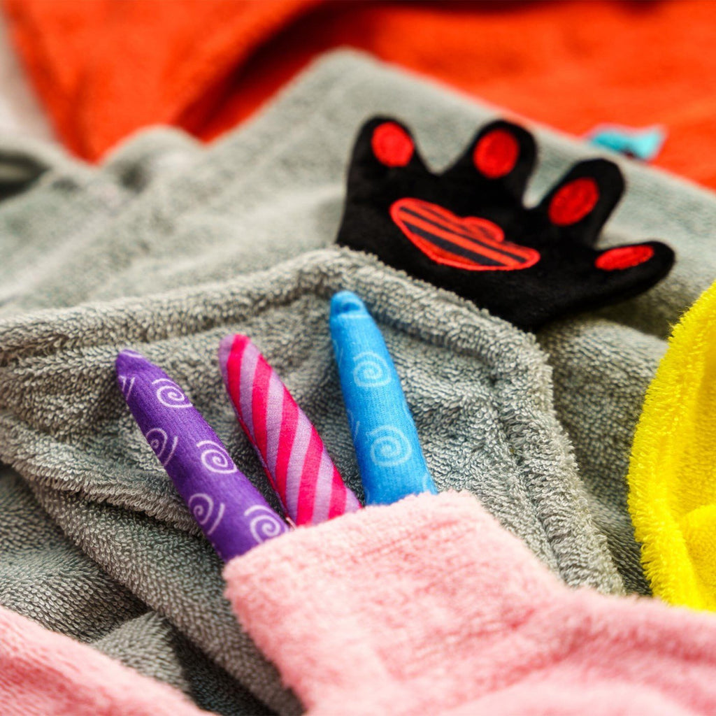 Kids Plush Terry Hooded Bath Towel - Sadie Sloth - Princess and the Pea