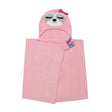 Kids Plush Terry Hooded Bath Towel - Sadie Sloth - Princess and the Pea