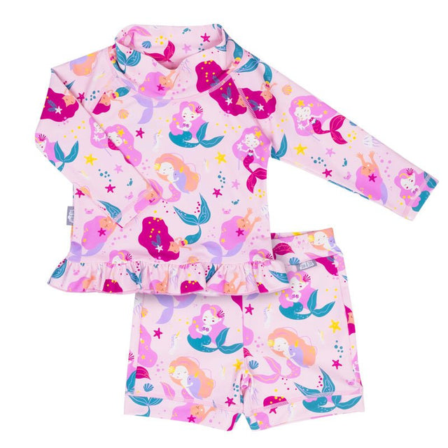 Kids UV Rashguard Set | Pink Mermaid - Princess and the Pea