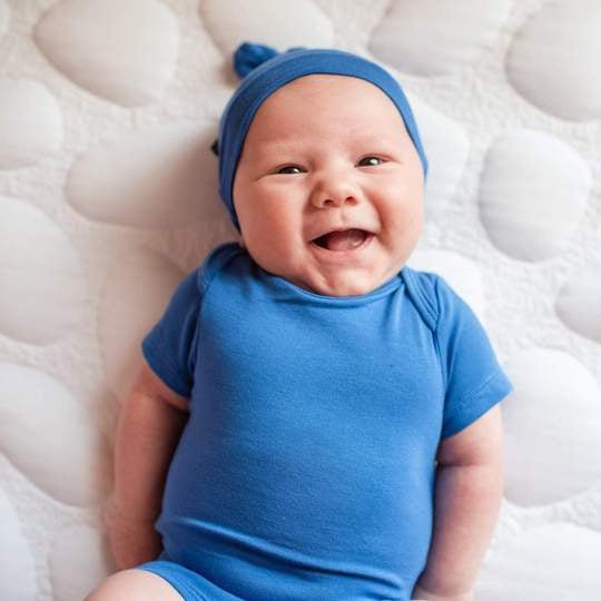 Knotted Cap In Indigo - Princess and the Pea