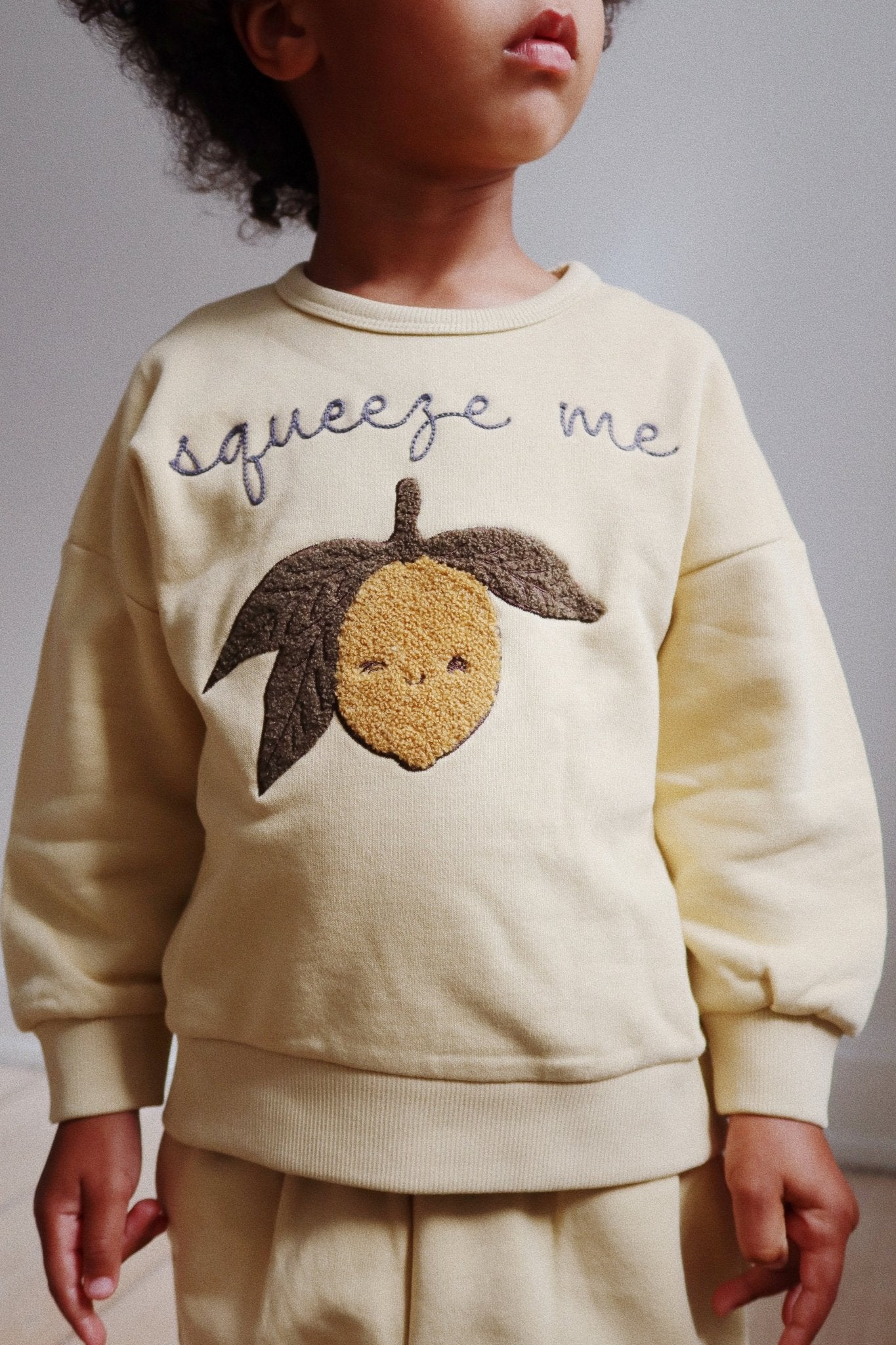 Konges Slojd Lou Sweatshirt - Lemon - Princess and the Pea