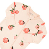 Kyte Baby Zippered Romper in Peach - Princess and the Pea