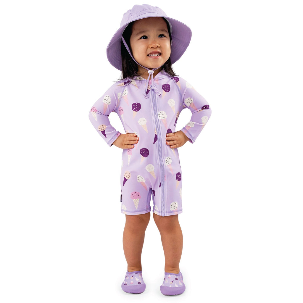 Lavender Ice Cream 1-pc UV Jumpsuit - Princess and the Pea