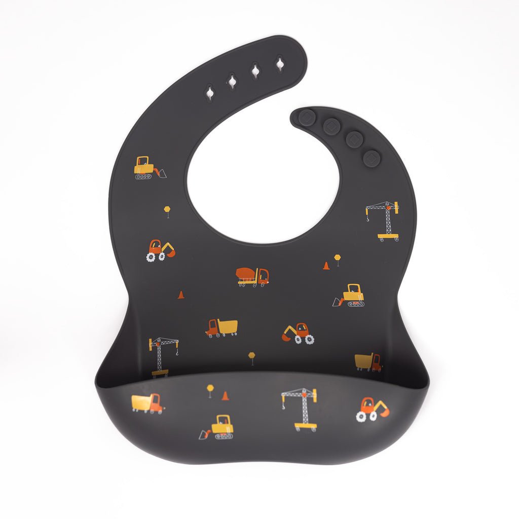 Lil North Co. Construction Silicone Bib - Princess and the Pea