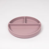 Lil North Co. Pale Mauve Silicone Suction Divider Plate - Princess and the Pea