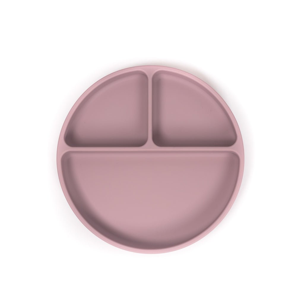 Lil North Co. Pale Mauve Silicone Suction Divider Plate - Princess and the Pea