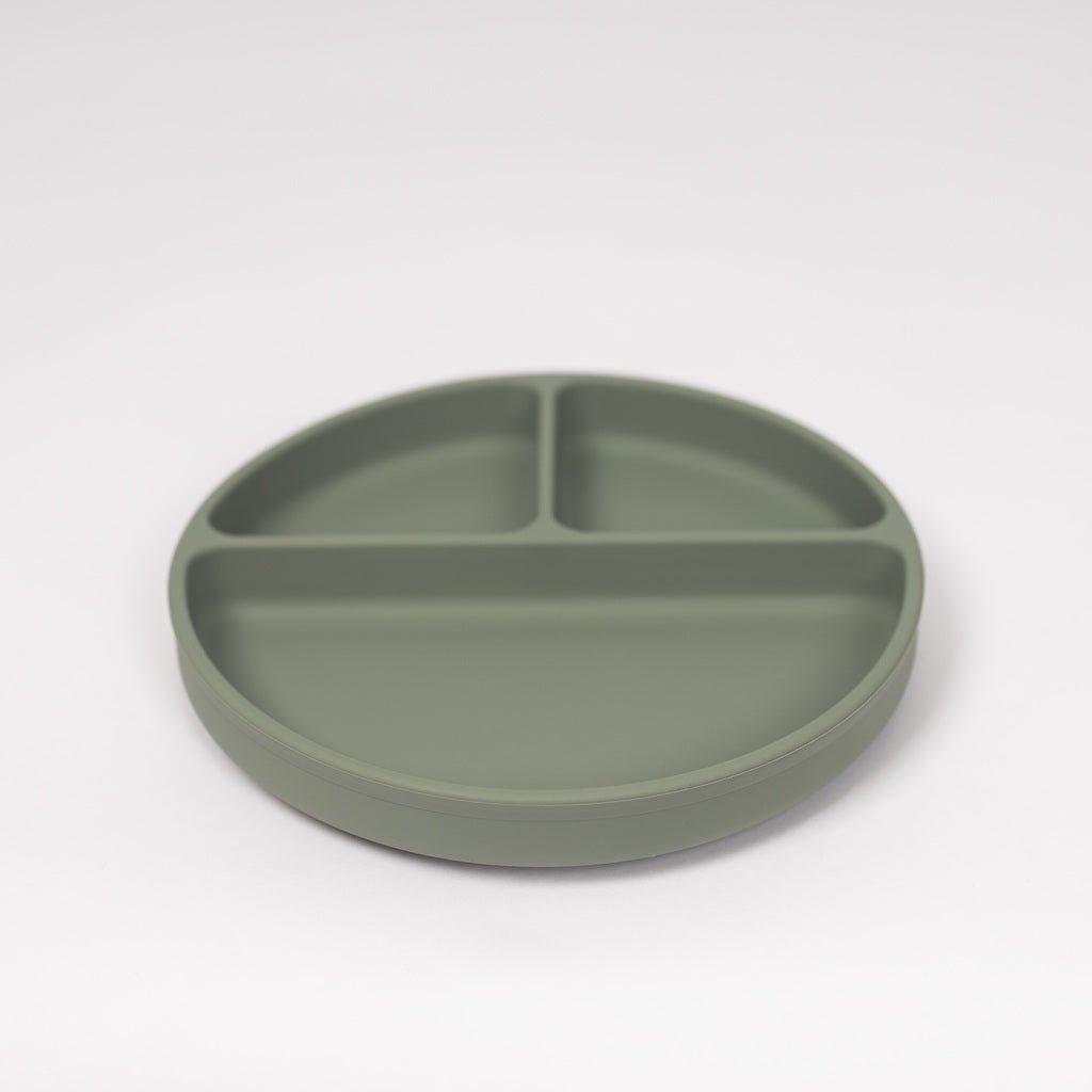 Lil North Co. Sage Silicone Suction Divider Plate - Princess and the Pea