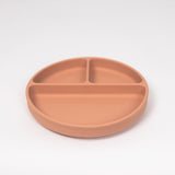 Lil North Co. Terracotta Silicone Suction Divider Plate - Princess and the Pea