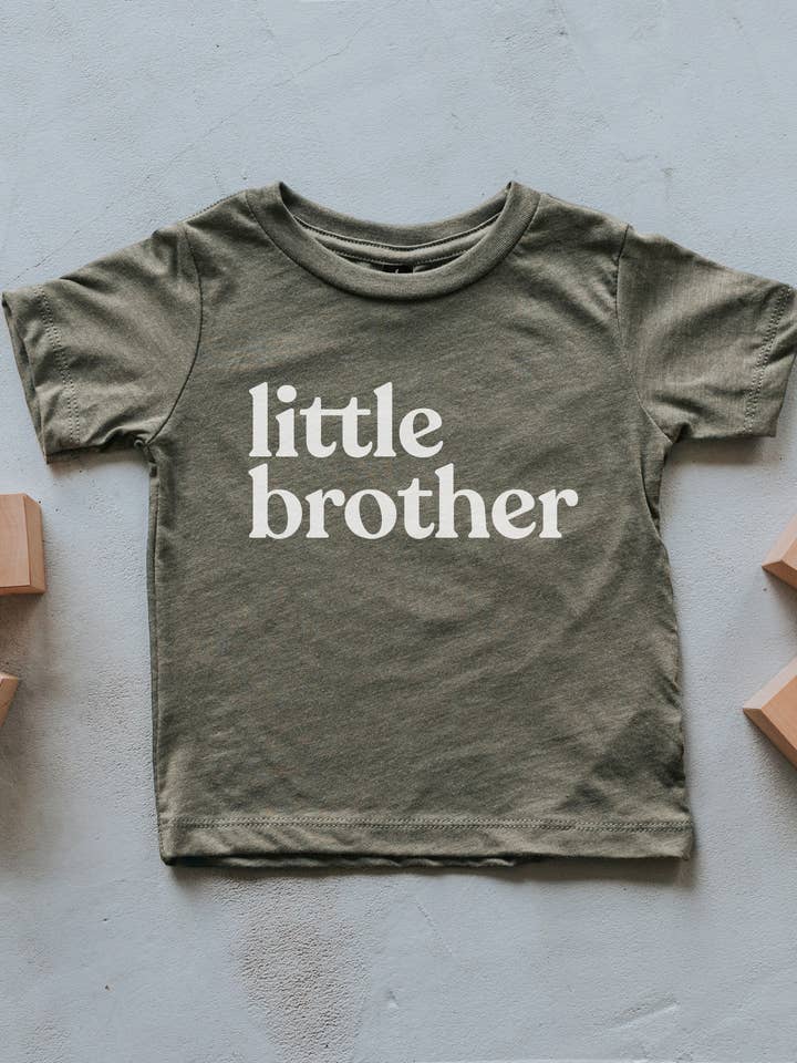 Little Brother Kids Tee - Olive - Princess and the Pea