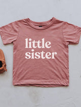 Little Sister Kids Tee - Mauve - Princess and the Pea