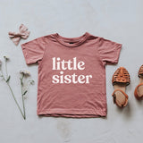 Little Sister Kids Tee - Mauve - Princess and the Pea