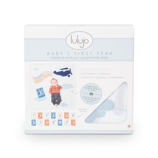 Lulujo Greatest Adventure - Milestone Blanket - Princess and the Pea