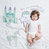 Lulujo Something Magical - Milestone Blanket - Princess and the Pea