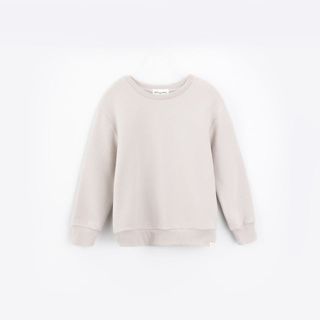 "Miles Basics" Cement Fleece Sweatshirt - Princess and the Pea