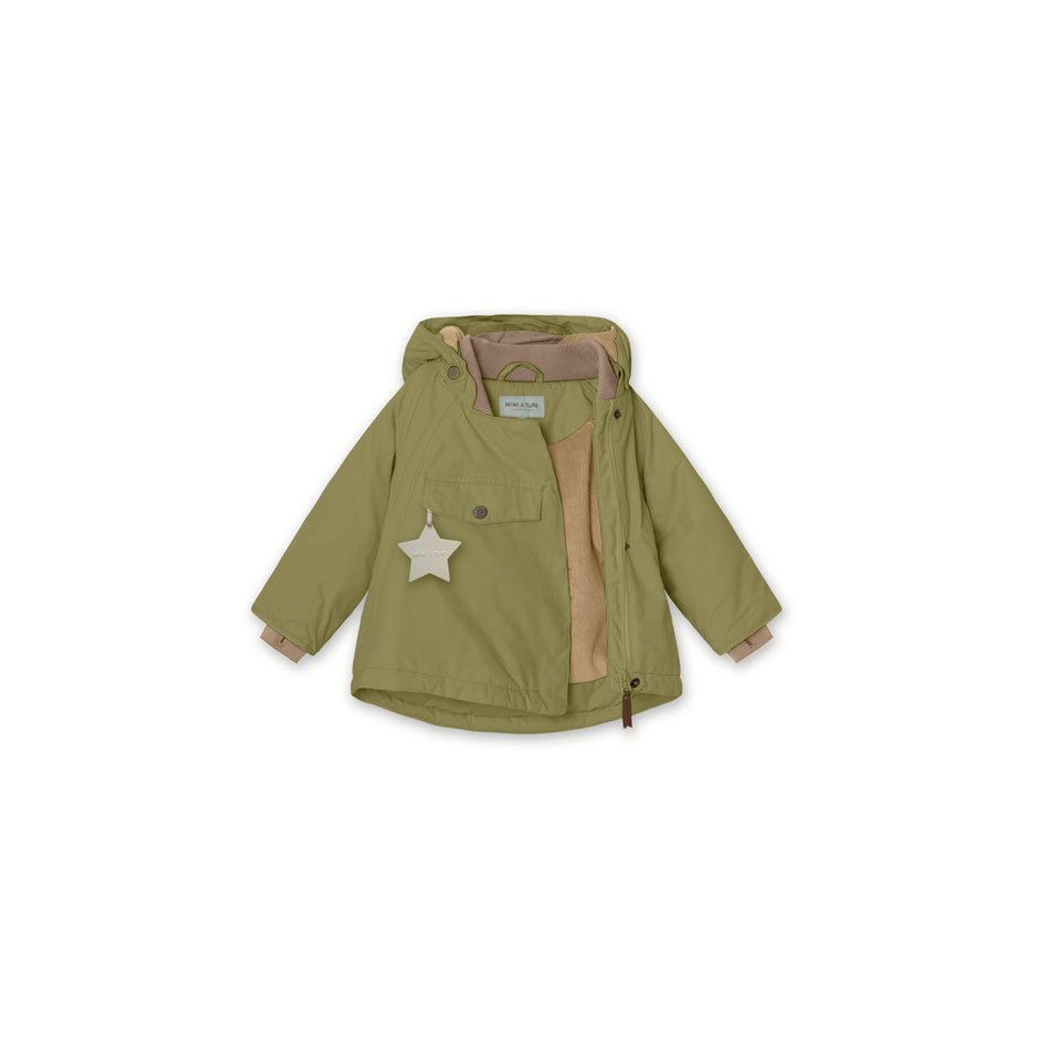 Mini A Ture - Wang fleece lined winter jacket - Mosstone - Princess and the Pea