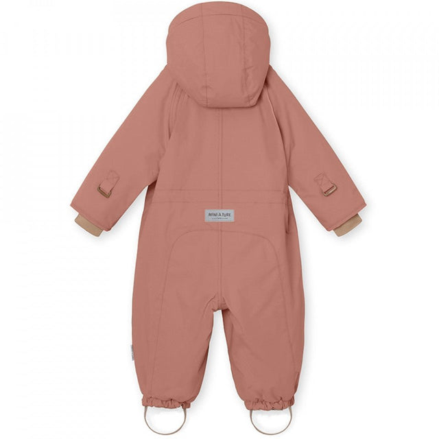 Mini A Ture - Wisti fleece lined snowsuit - Wood Rose - Princess and the Pea