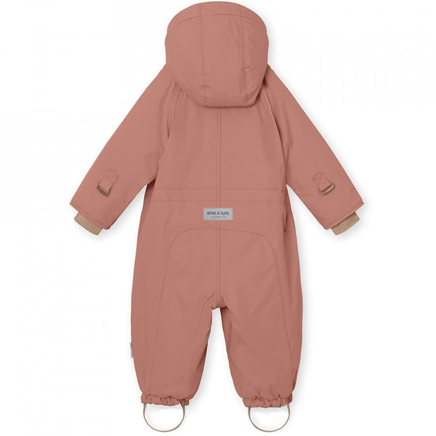 Mini A Ture - Wisti fleece lined snowsuit - Wood Rose - Princess and the Pea