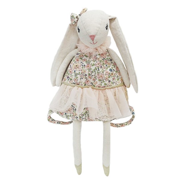 MON AMI - MY DOLLY BUNNY LINEN BACKPACK - Princess and the Pea