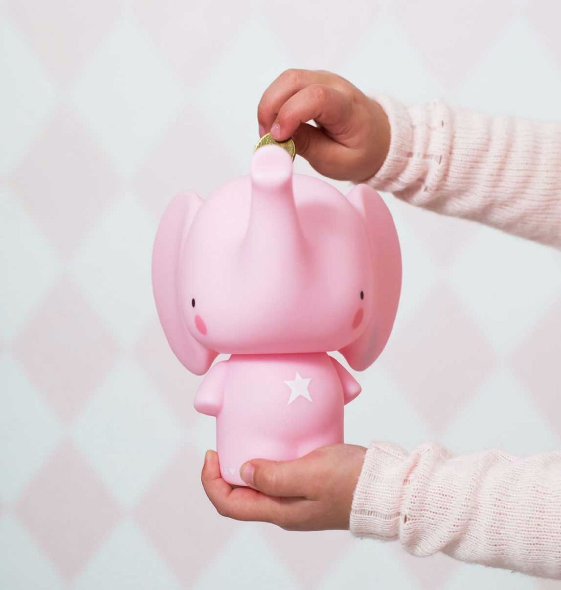 Money Box - Pink Elephant - Princess and the Pea