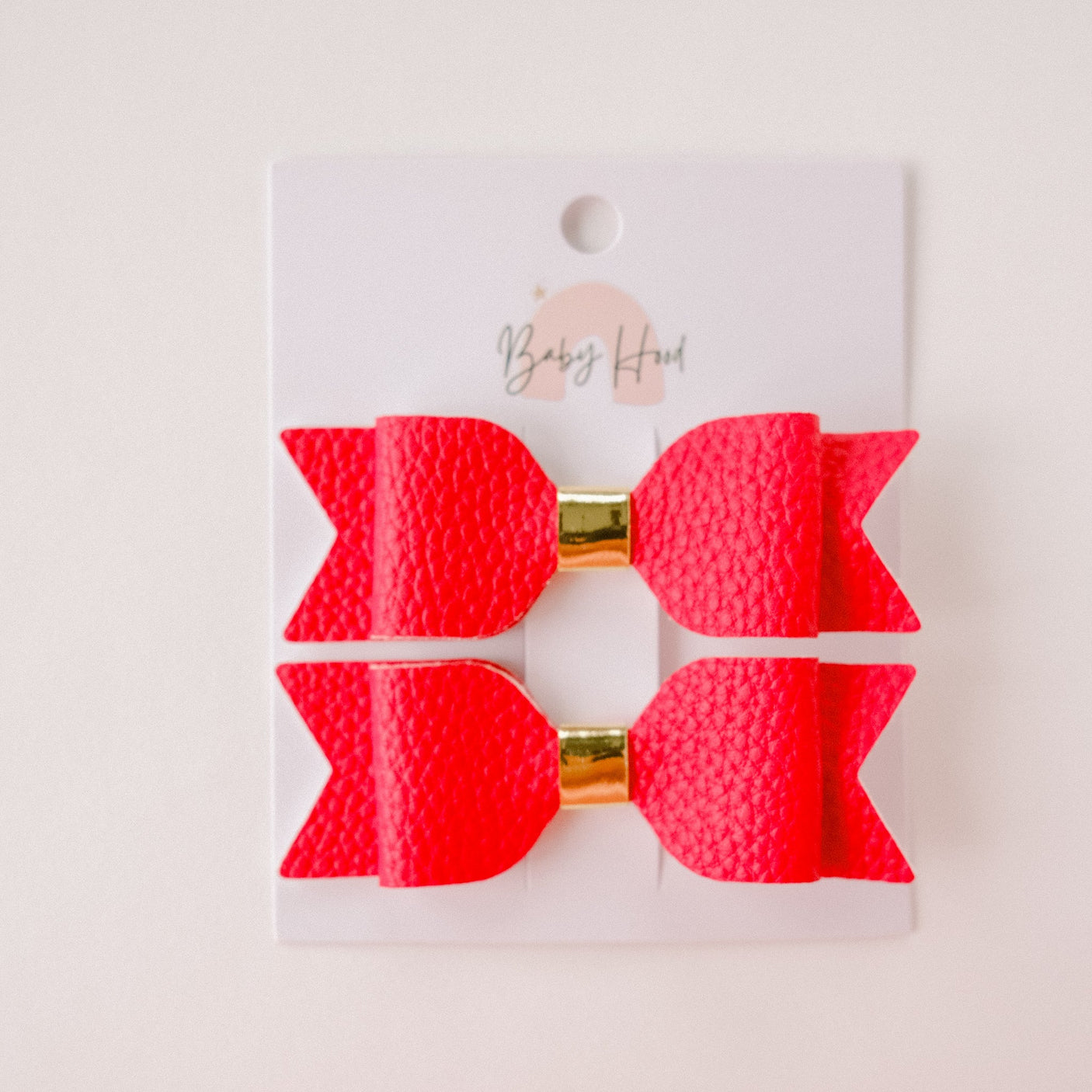 Olivia Classic Bow Hair Clip Set - Princess and the Pea