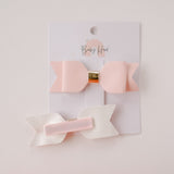 Olivia Classic Bow Hair Clip Set - Princess and the Pea