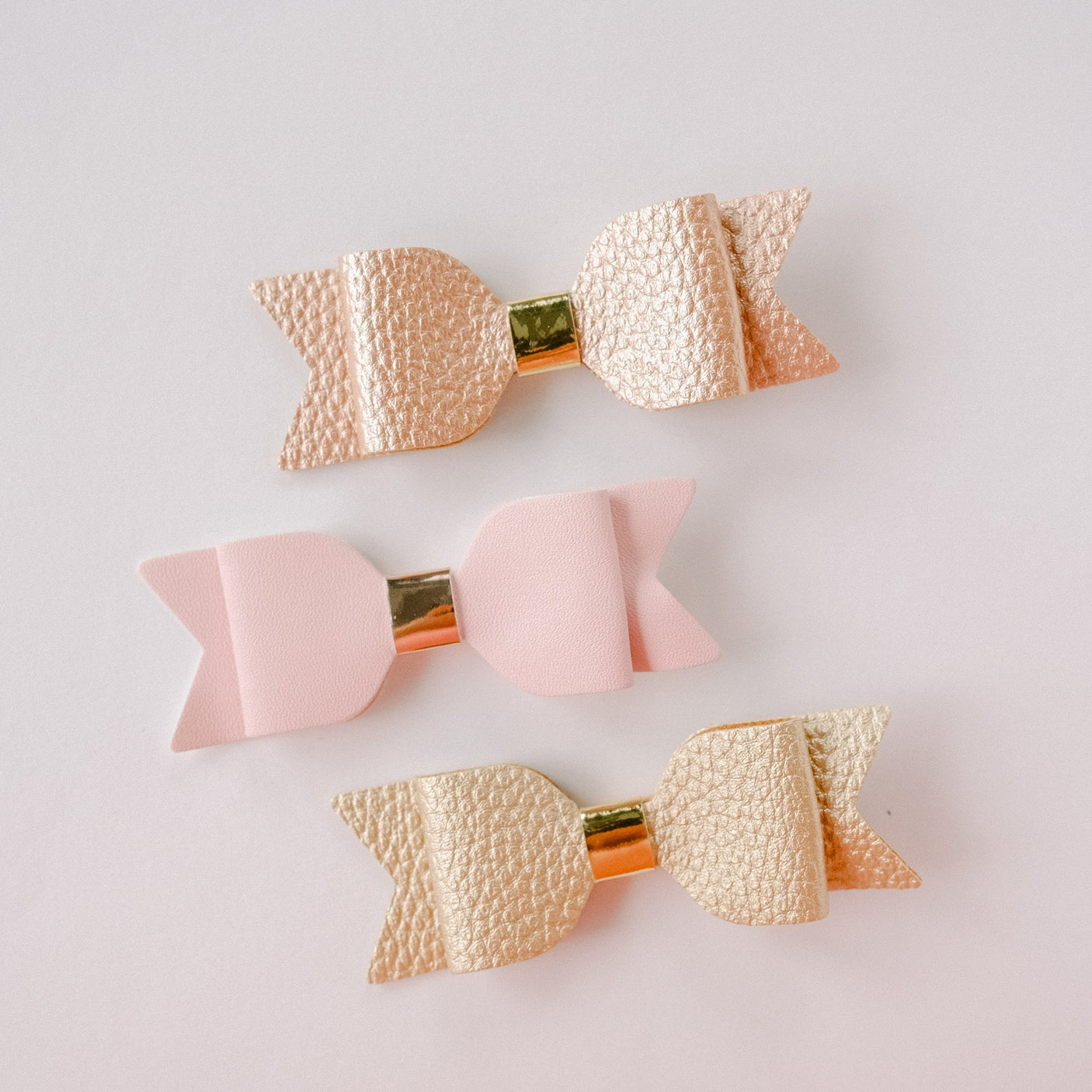 Olivia Classic Bow Hair Clip Set - Princess and the Pea