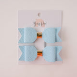 Olivia Classic Bow Hair Clip Set - Princess and the Pea