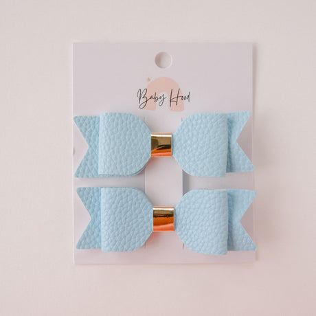 Olivia Classic Bow Hair Clip Set - Princess and the Pea