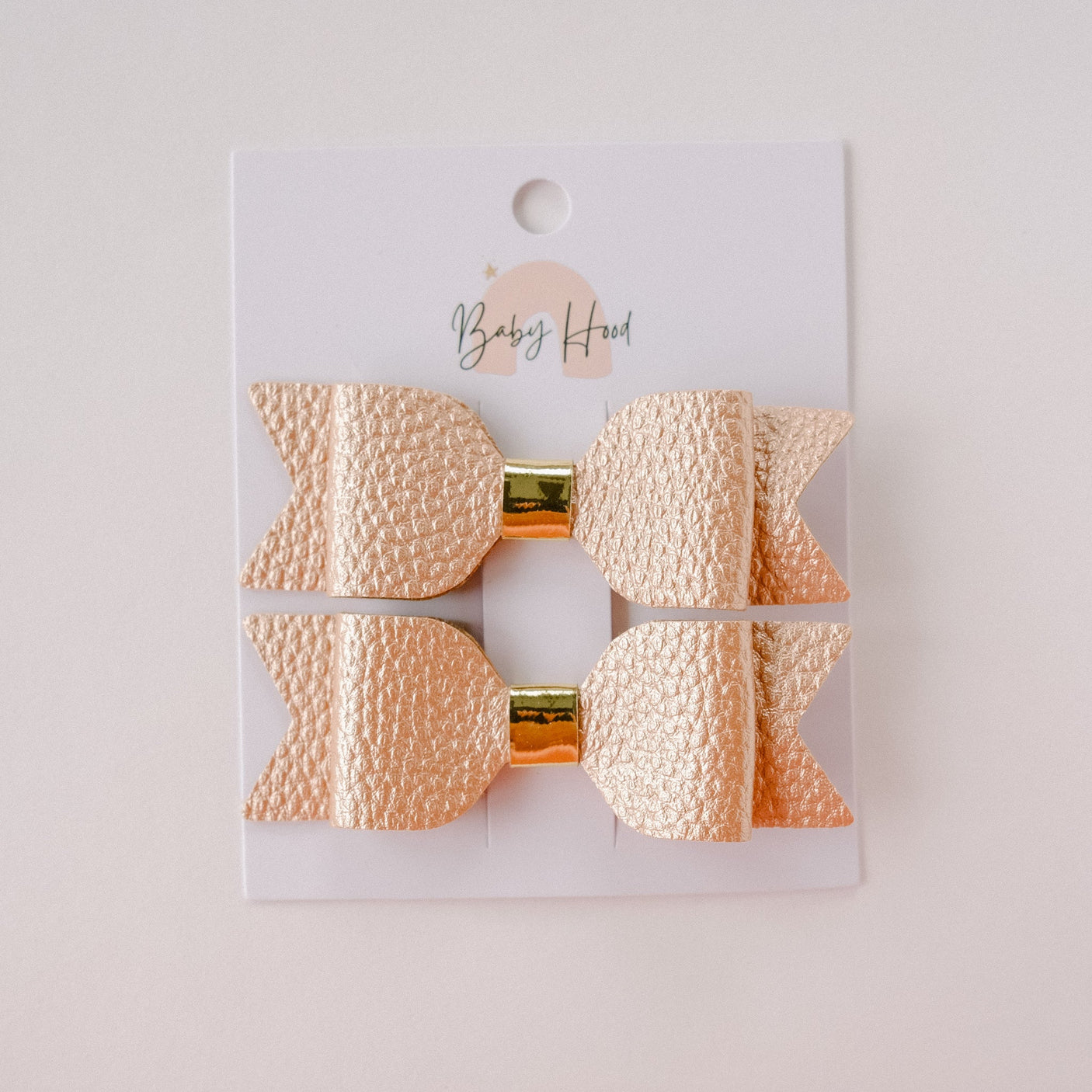 Olivia Classic Bow Hair Clip Set - Princess and the Pea