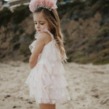 PETITE HAILEY Daisy Layered Tutu Pink - Princess and the Pea