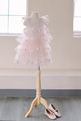 PETITE HAILEY Daisy Layered Tutu Pink - Princess and the Pea