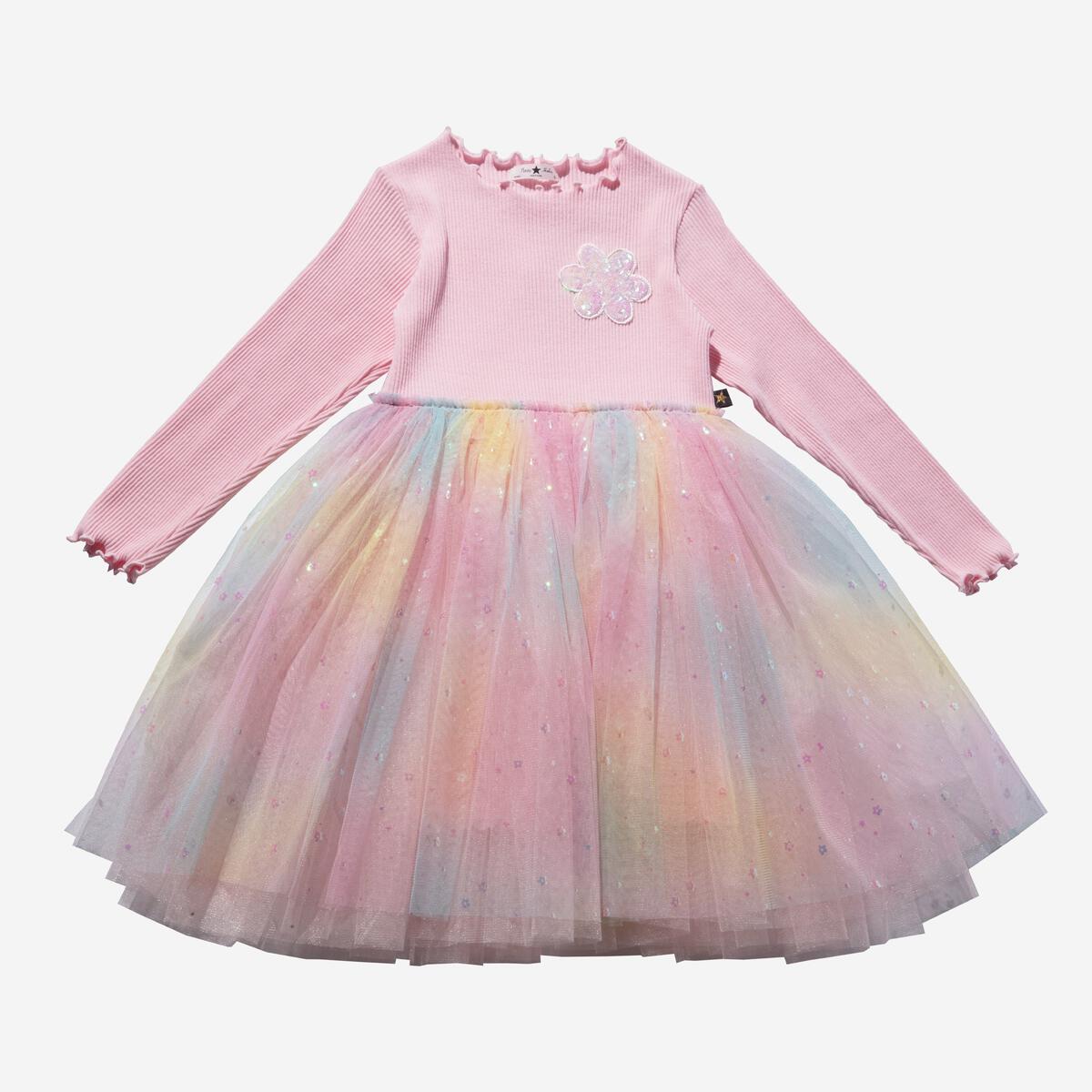 PETITE HAILEY Daisy Ombre Tutu Dress - Peach – Princess and ...