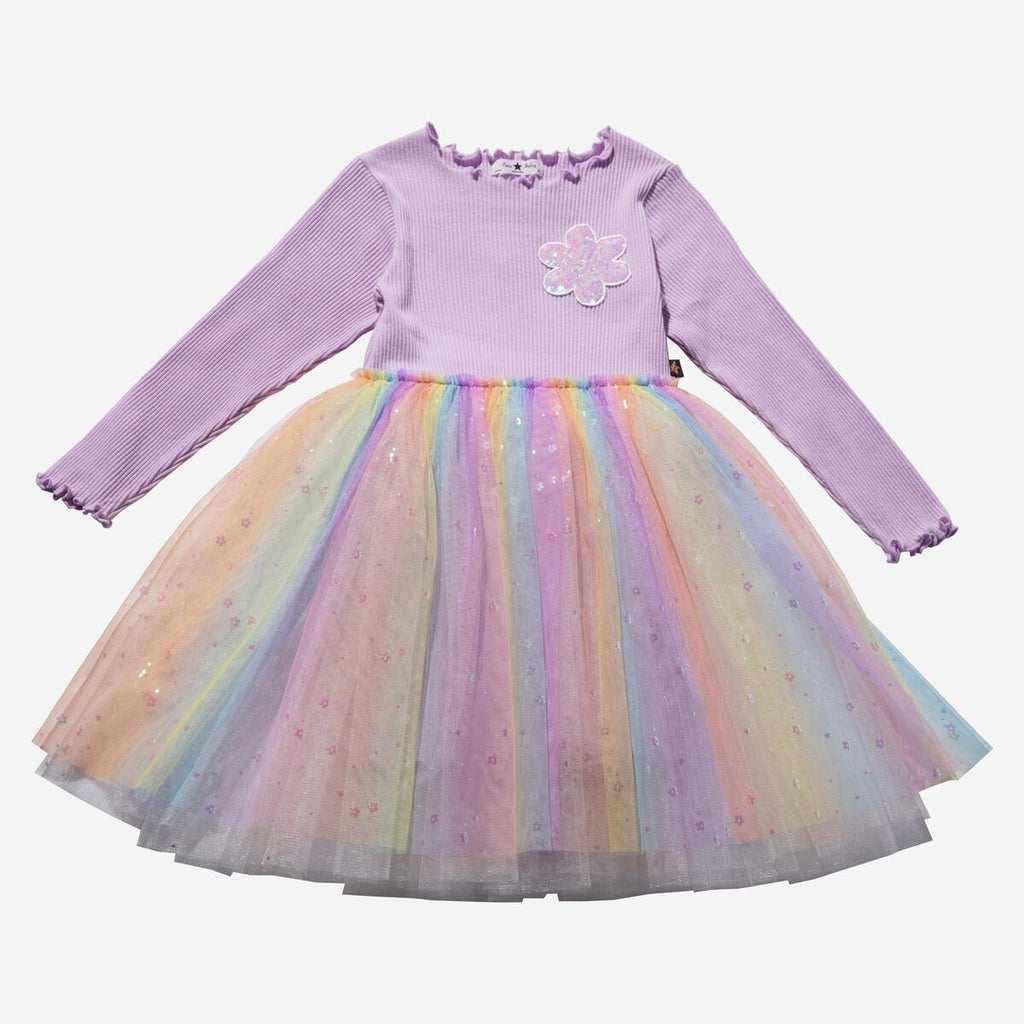 PETITE HAILEY Daisy Ombre Tutu Dress - Purple - Princess and the Pea
